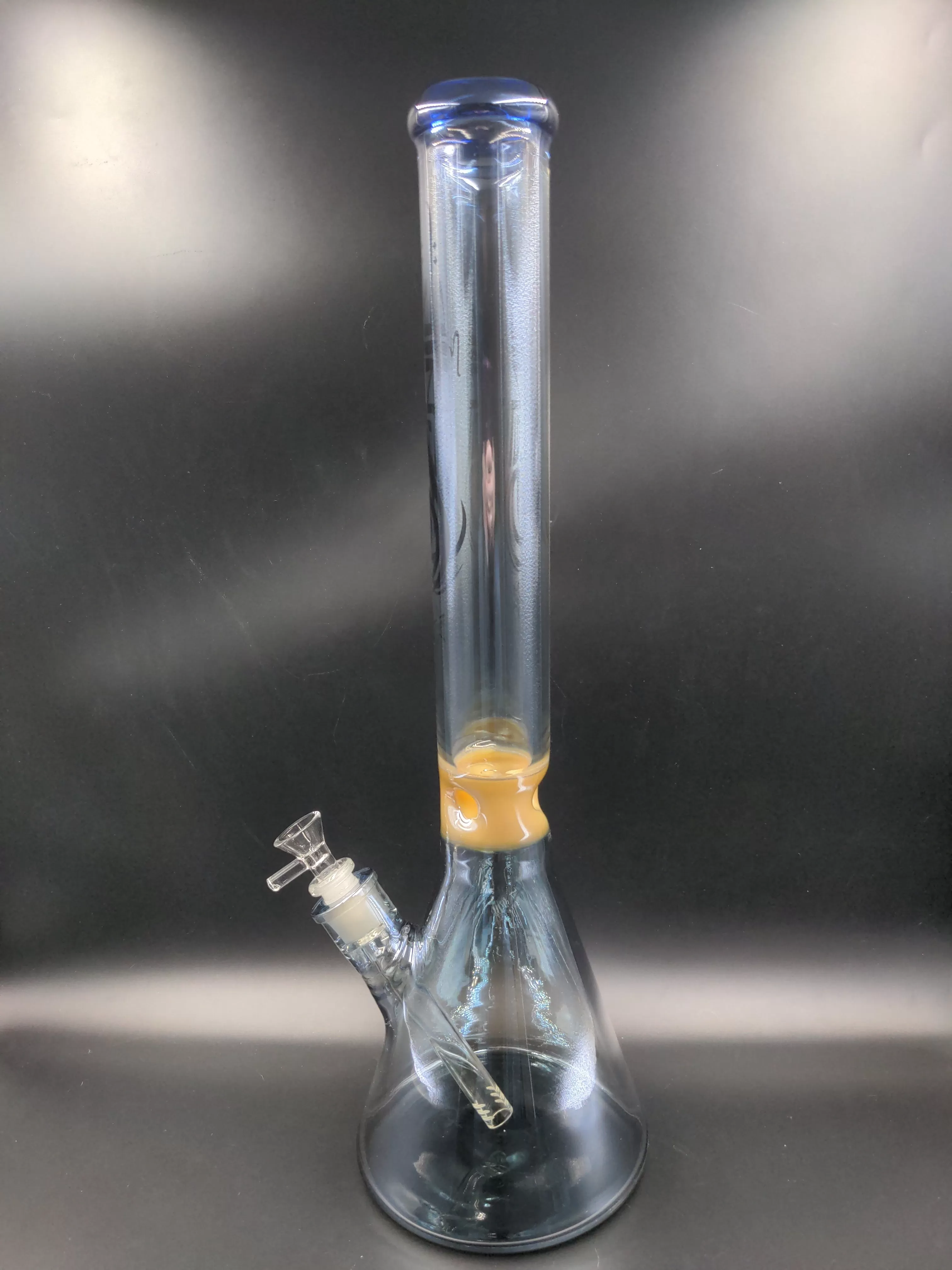 19 Genie 7mm Tinted Metallic Glass Water Bong