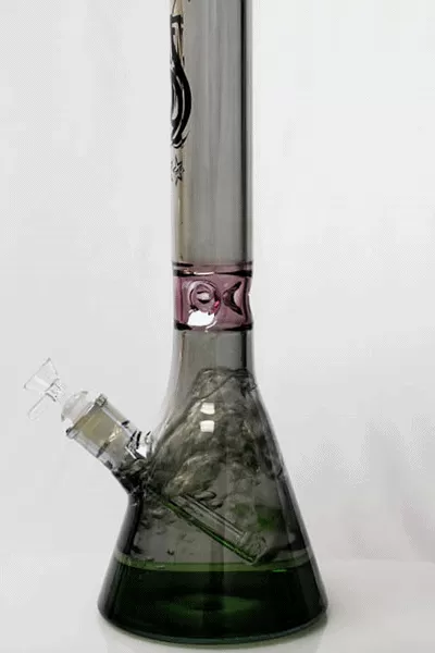 19 Genie 7mm Tinted Metallic Glass Water Bong