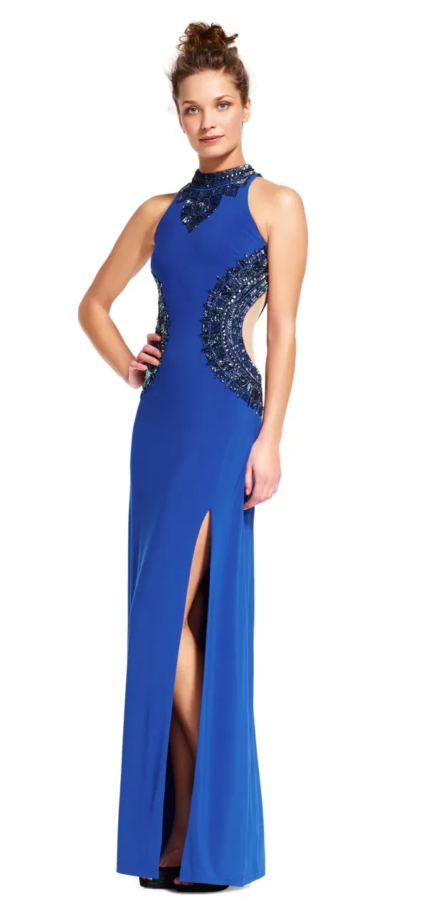 Adrianna Papell - Halter Neck Sheath Dress AP1E200688