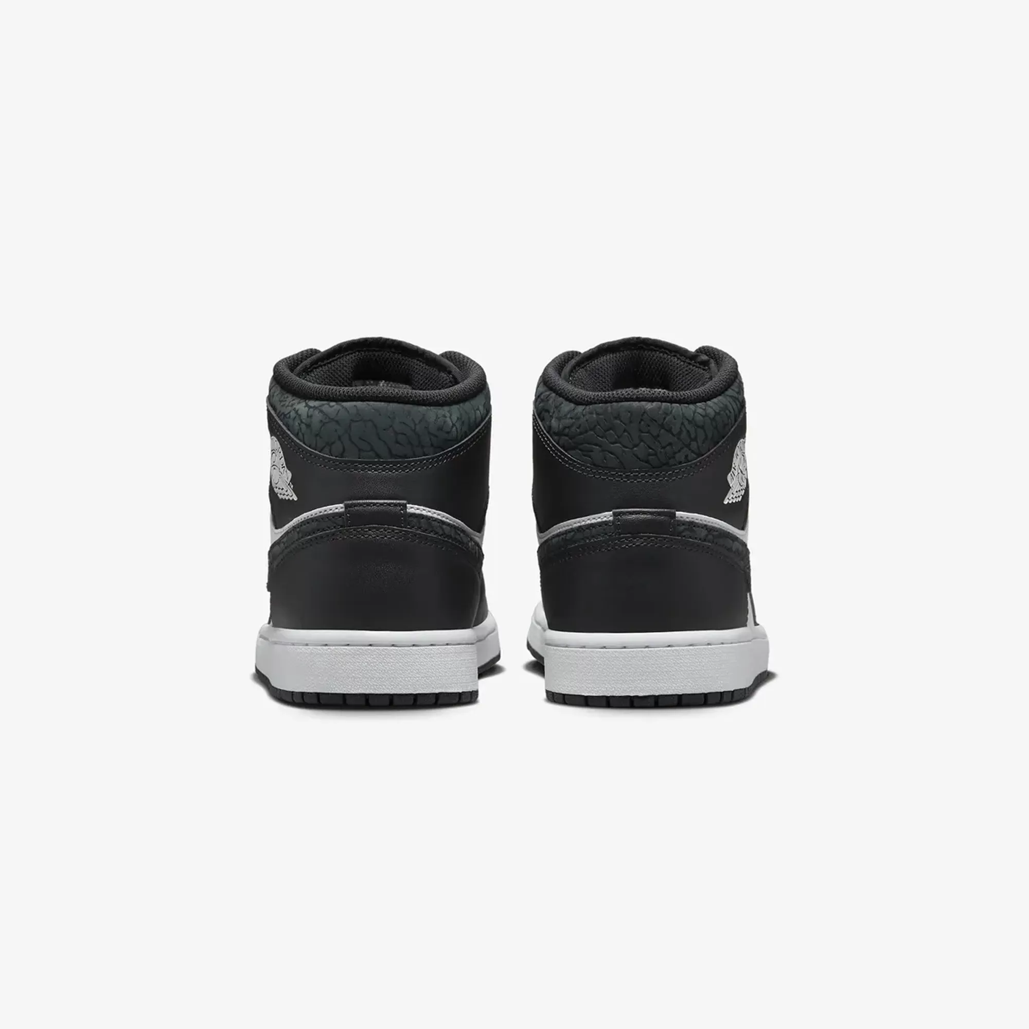 AIR JORDAN 1 MID SE 'OFF NOIR/BLACK-WHITE-BLACK'