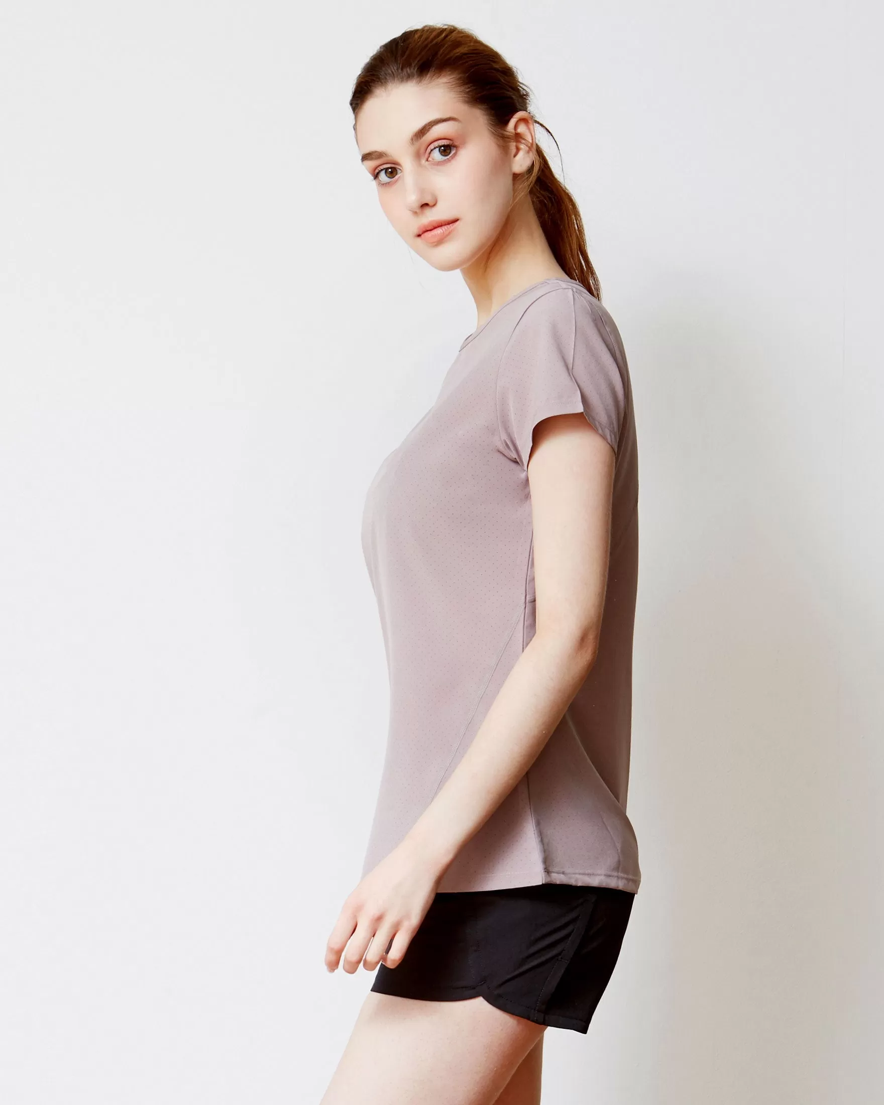 Airy Mile Laser Cut Mesh Top