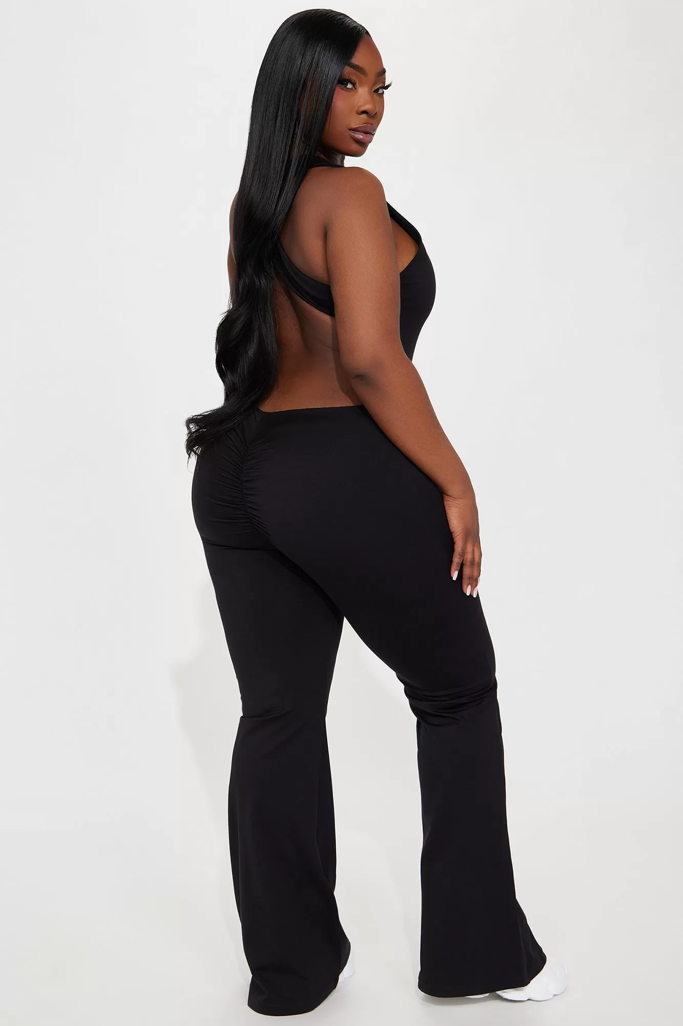 Alexus Active Jumpsuit - Black