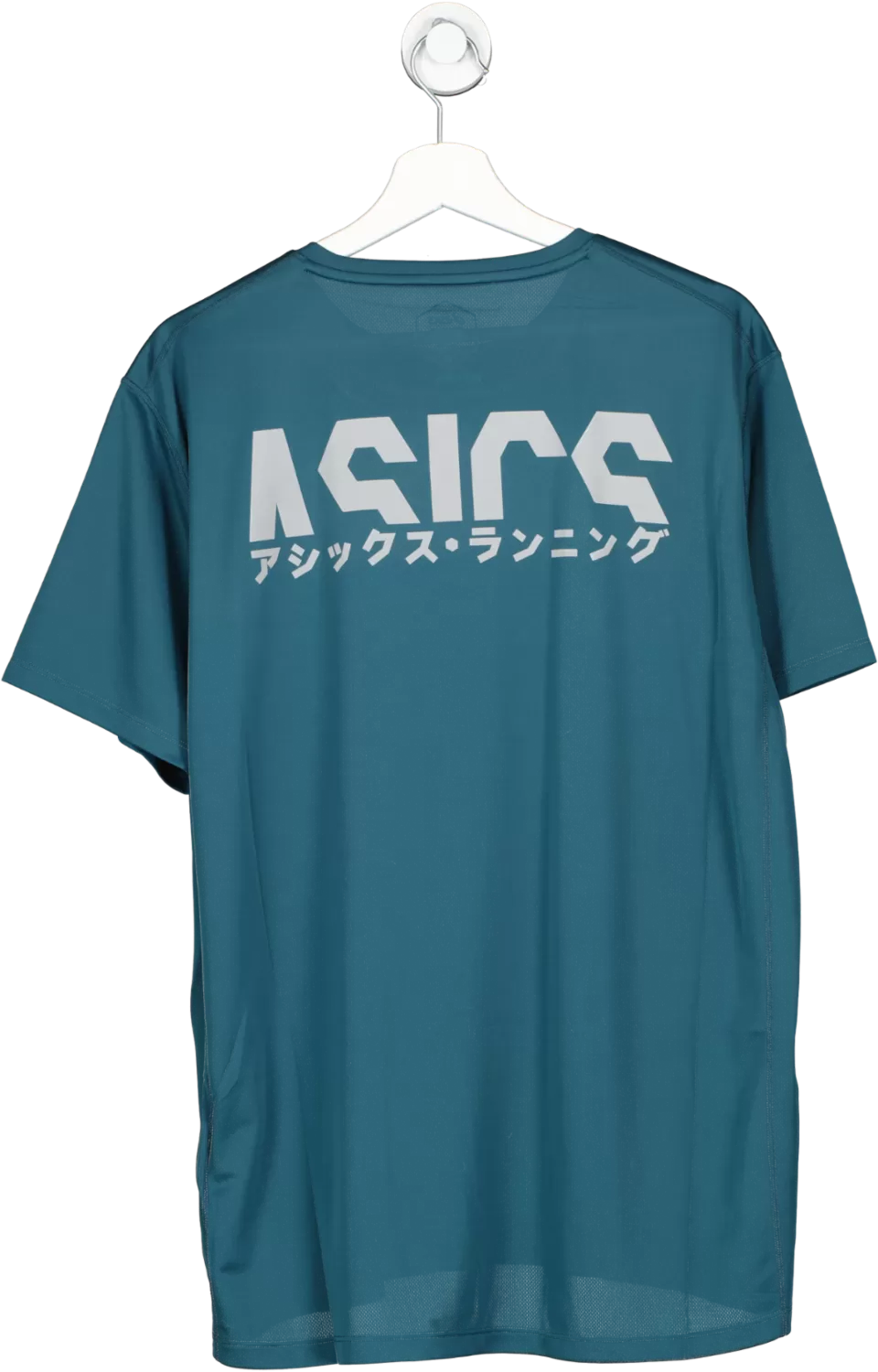 asics TEAL Blue Short Sleeve Running Top UK XL