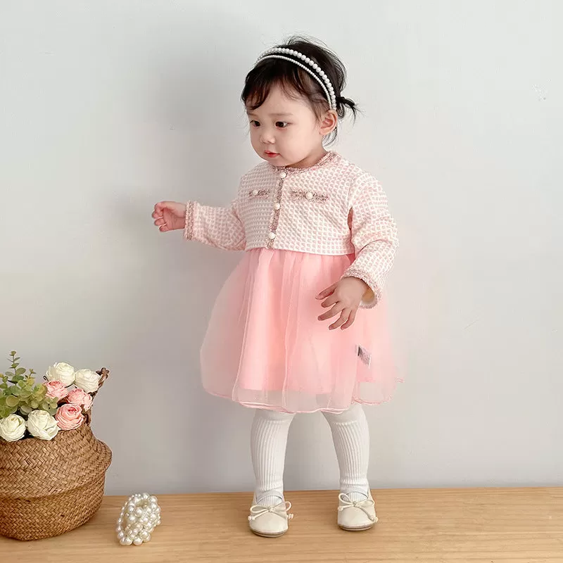 Baby Kid Girls Checked Dresses Wholesale 23101994