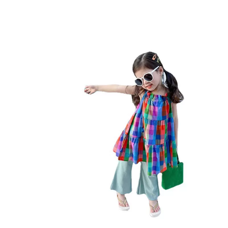 Baby Kid Girls Color-blocking Dresses