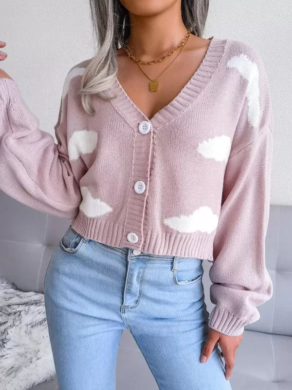 Baiyun Knitted Women Cardigan Sweater