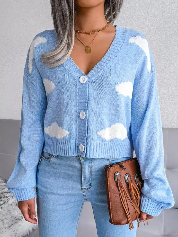 Baiyun Knitted Women Cardigan Sweater