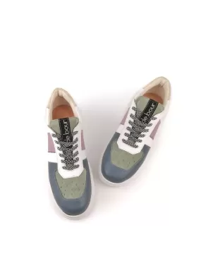 BETTY MULTICOLOR LEATHER SNEAKERS