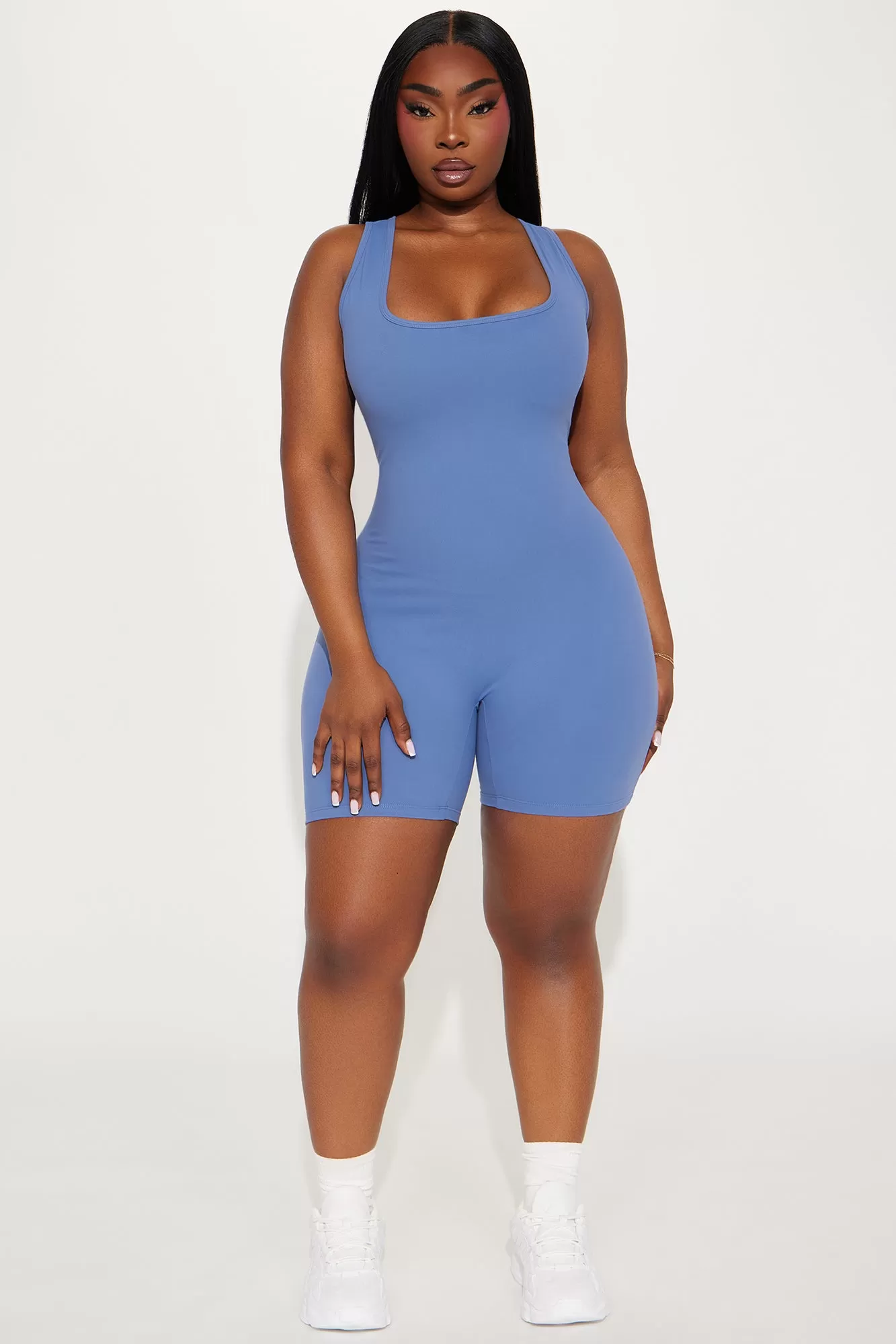 Body Burn Super Soft Active Romper - Slate Blue