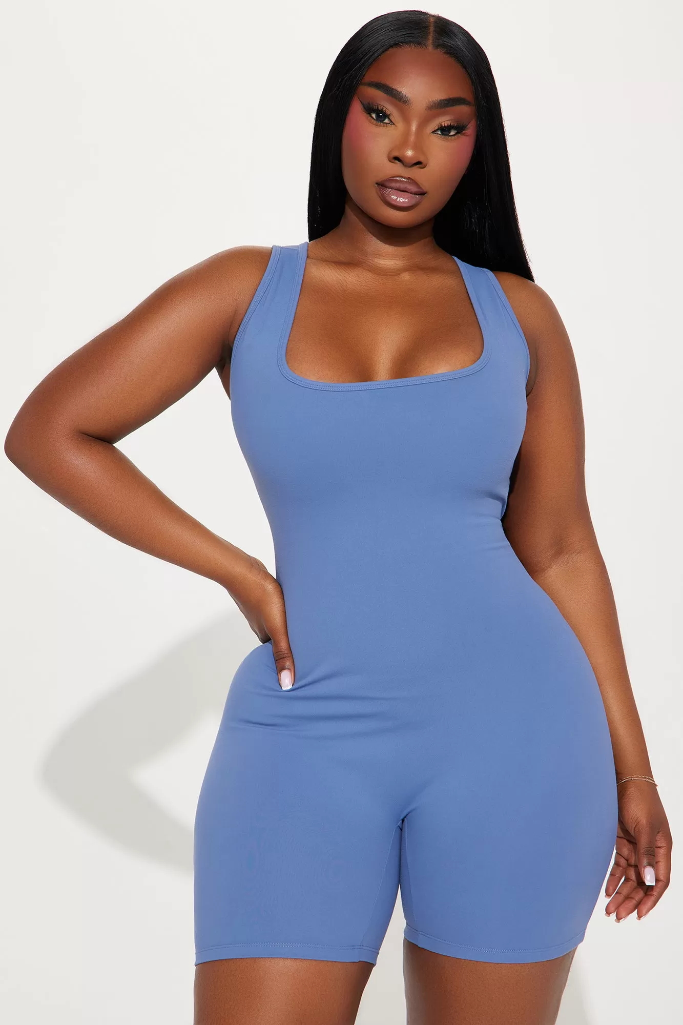 Body Burn Super Soft Active Romper - Slate Blue