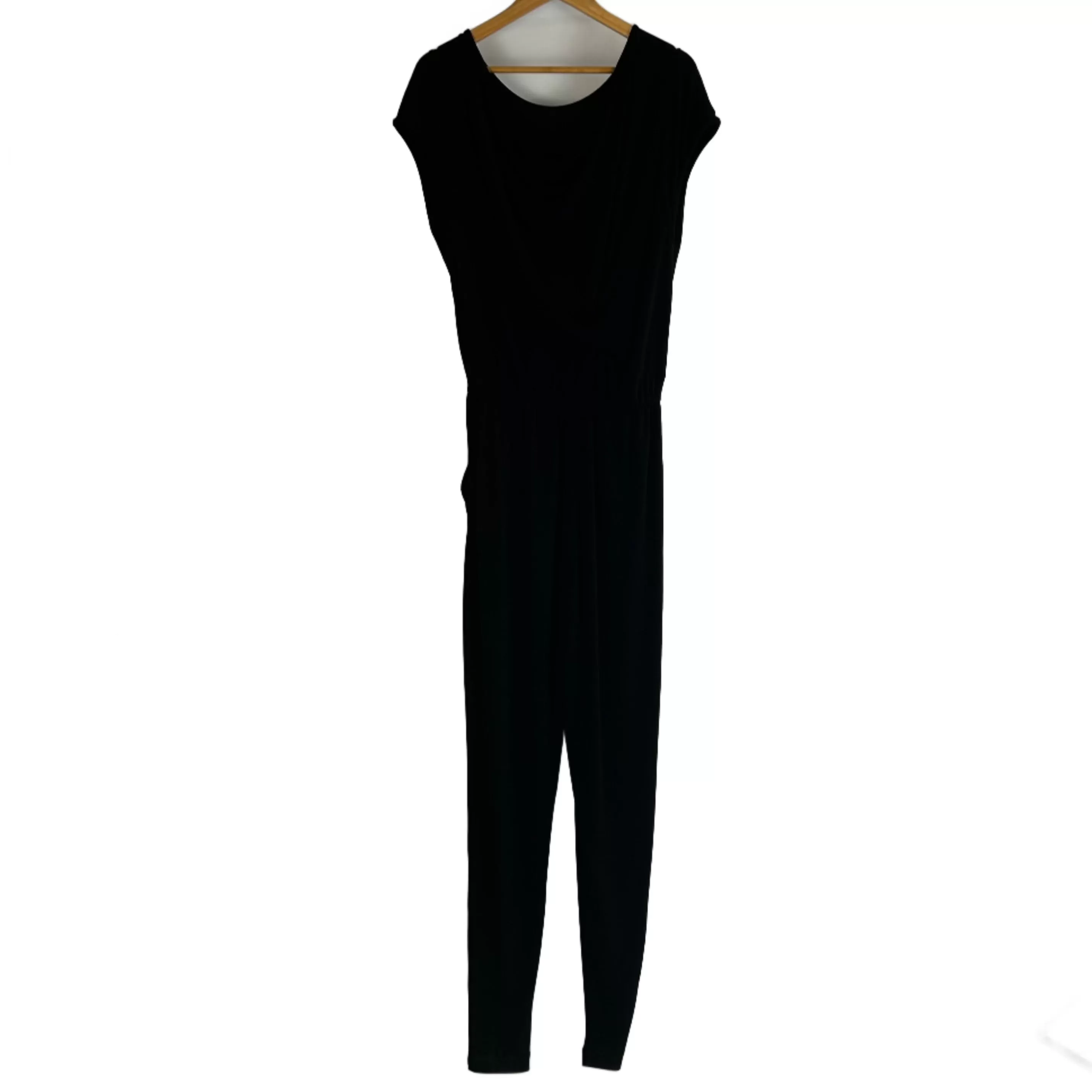 By Malene Birger Black Stretch Scoop Back Jumpsuit XS/S