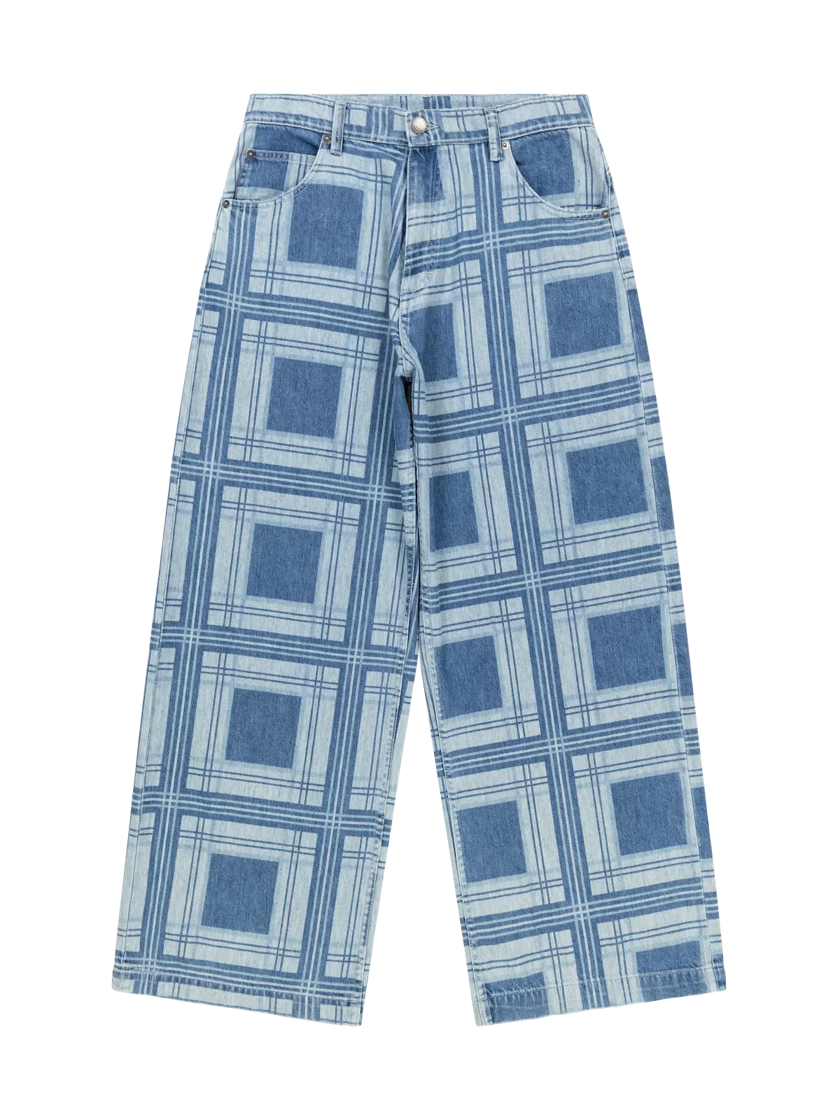 CHARLES JEFFREY - Art Denim Jean Mens - BLOCK DENIM