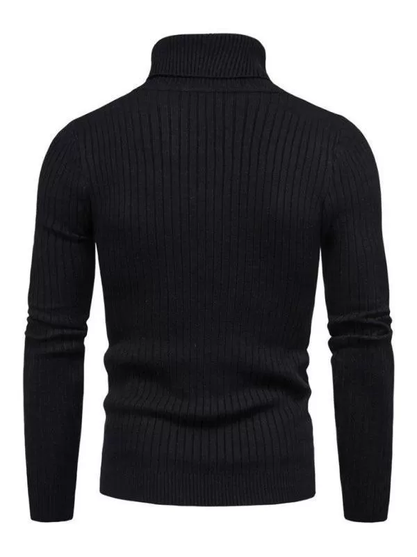 Cross-Border Slim Fit Turtleneck Men Sweater