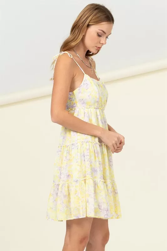 FLIRTING WITH FLORAL DRESS [ONLINE EXCLUSIVE]