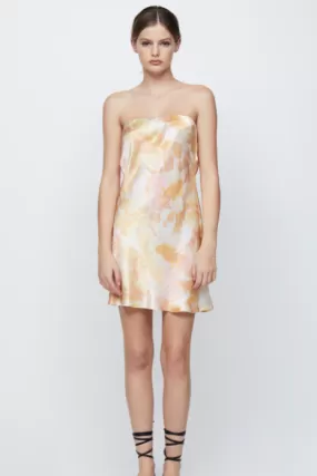 Floral Haze Indi Strapless Mini Dress