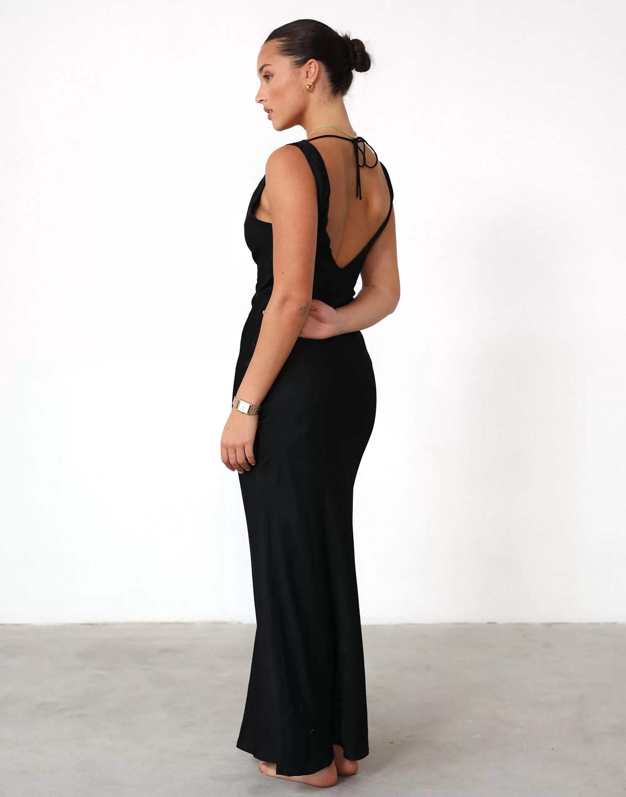 Imogen Maxi Dress (Black)