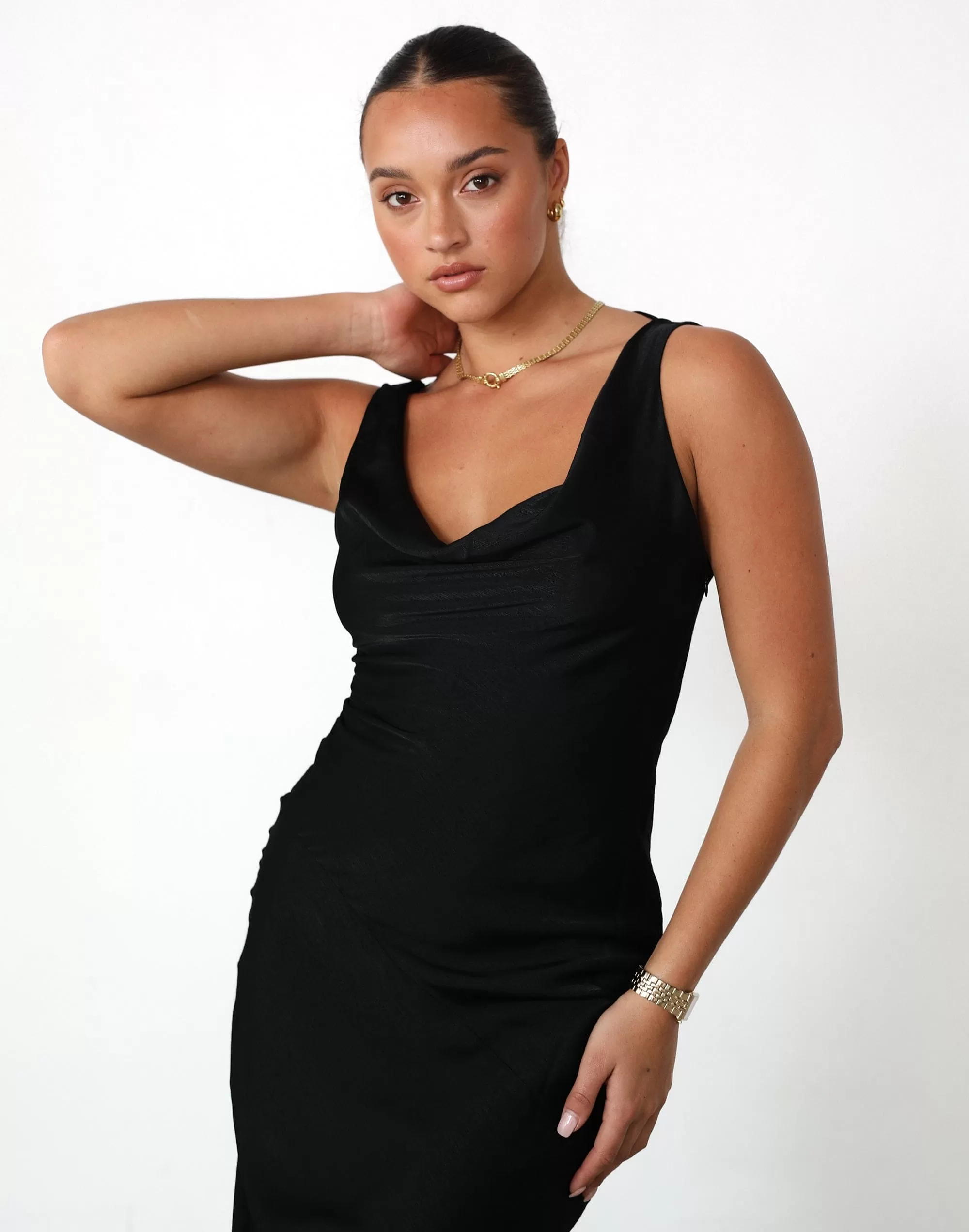 Imogen Maxi Dress (Black)