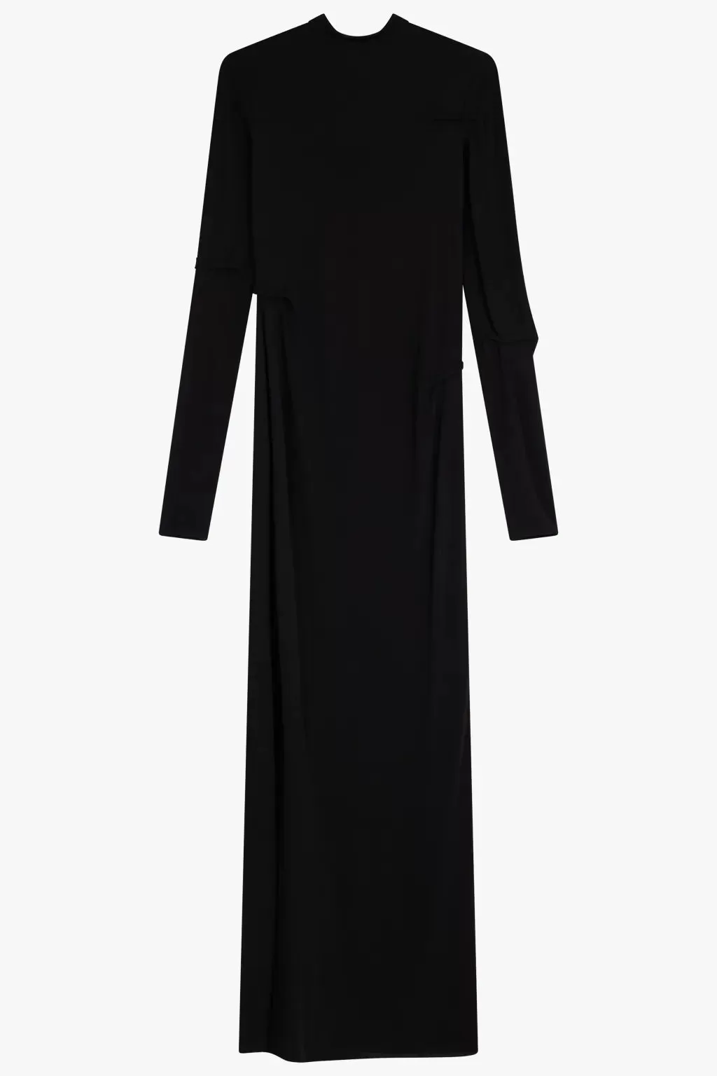 JERSEY HIGH NECK LONG DRESS