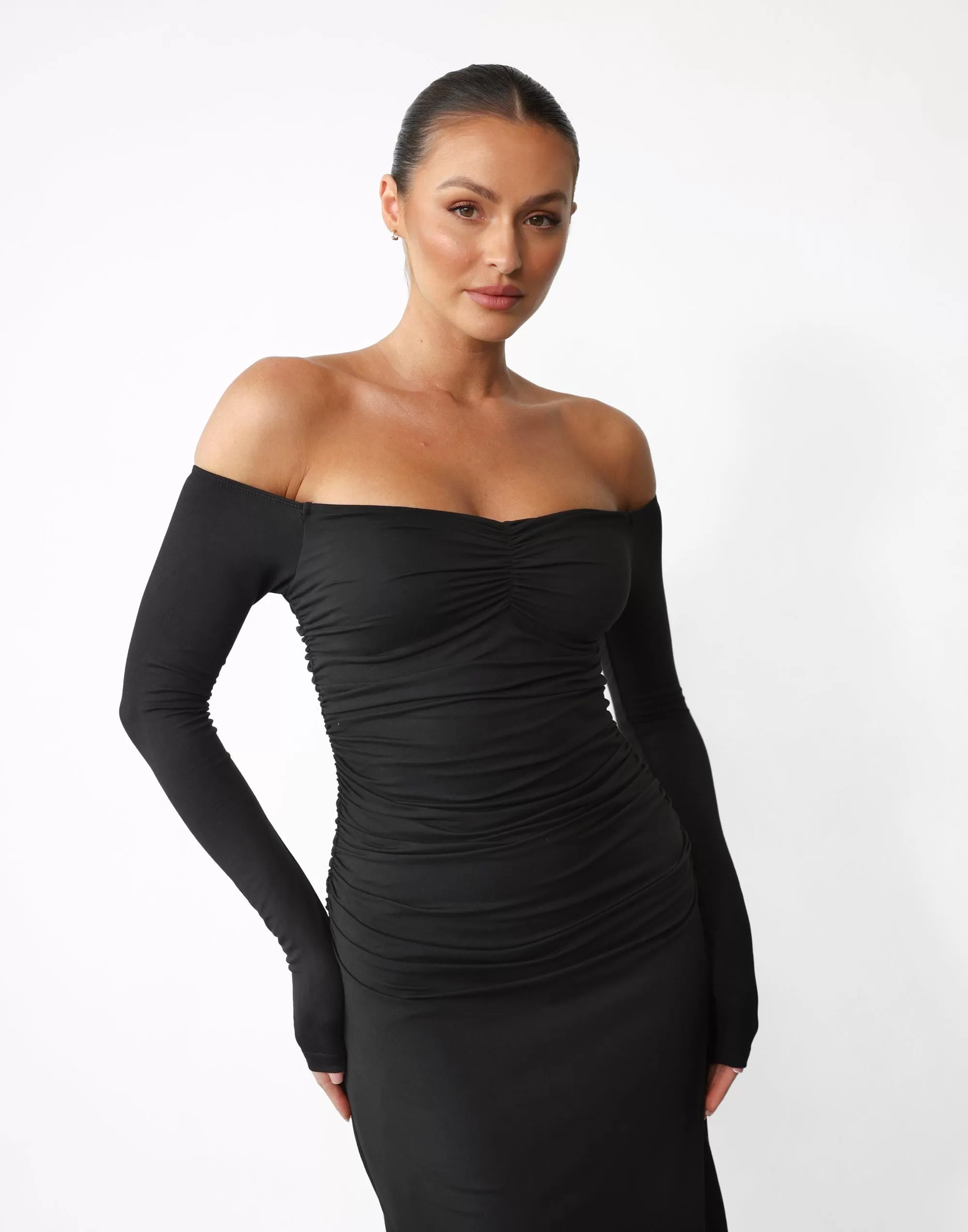 Josephine Maxi Dress (Black)