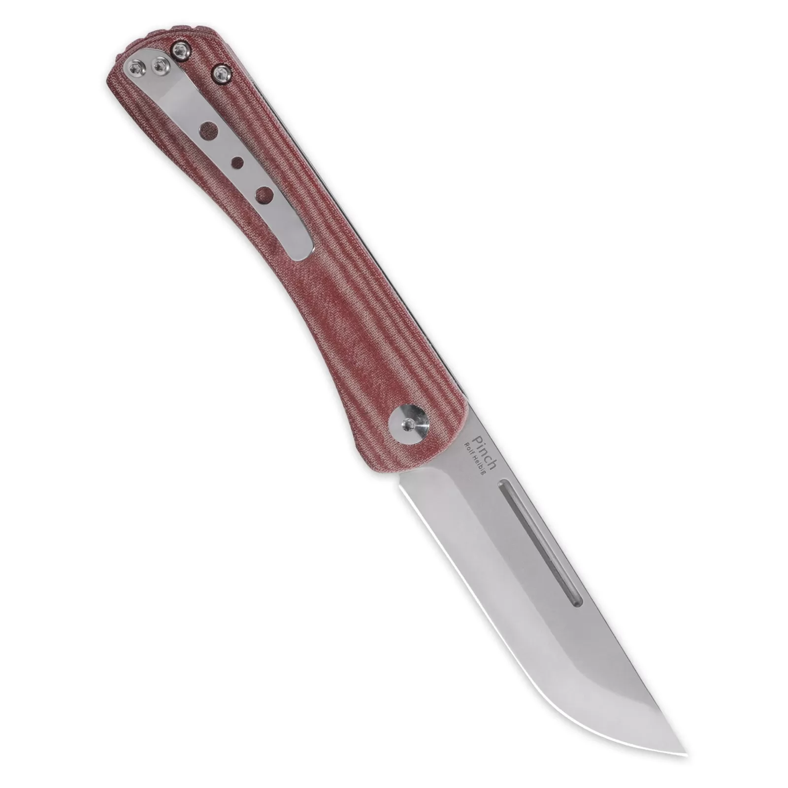 Kizer Pinch Micarta Red V3009N5 (3.04 Stonewash)