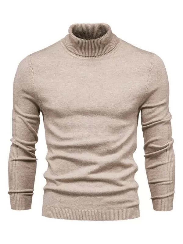 Knitwear Turtleneck Men Pullover Sweater