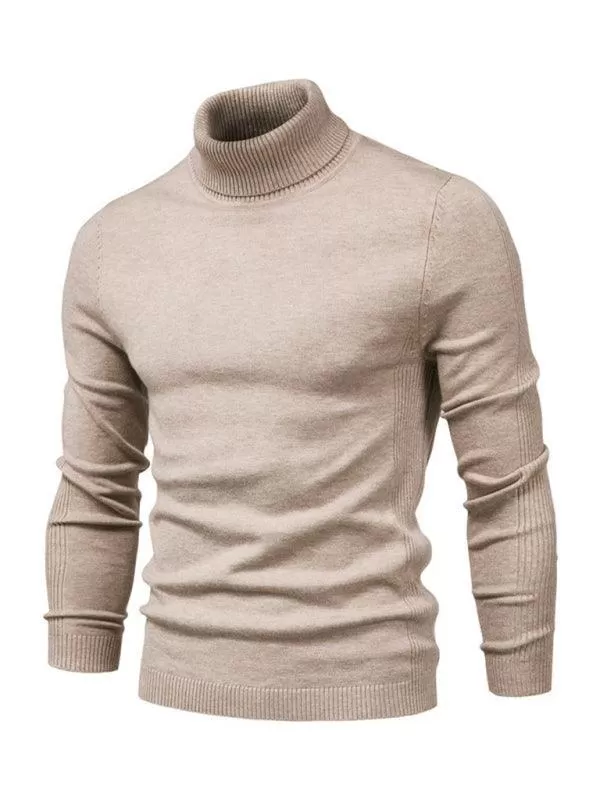 Knitwear Turtleneck Men Pullover Sweater