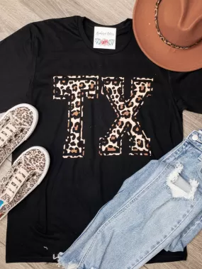 Leopard TX Graphic Tee