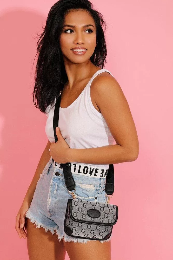 Logo Print Mini Cross Body Bag