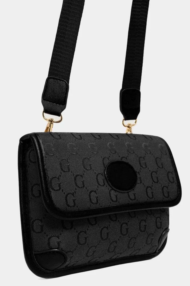 Logo Print Mini Cross Body Bag