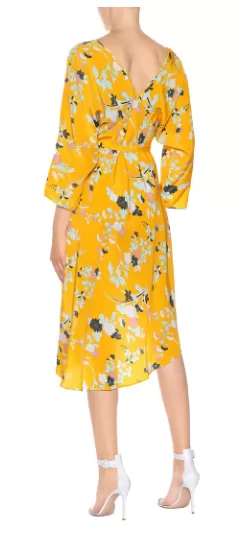 Marigold Silk Dress