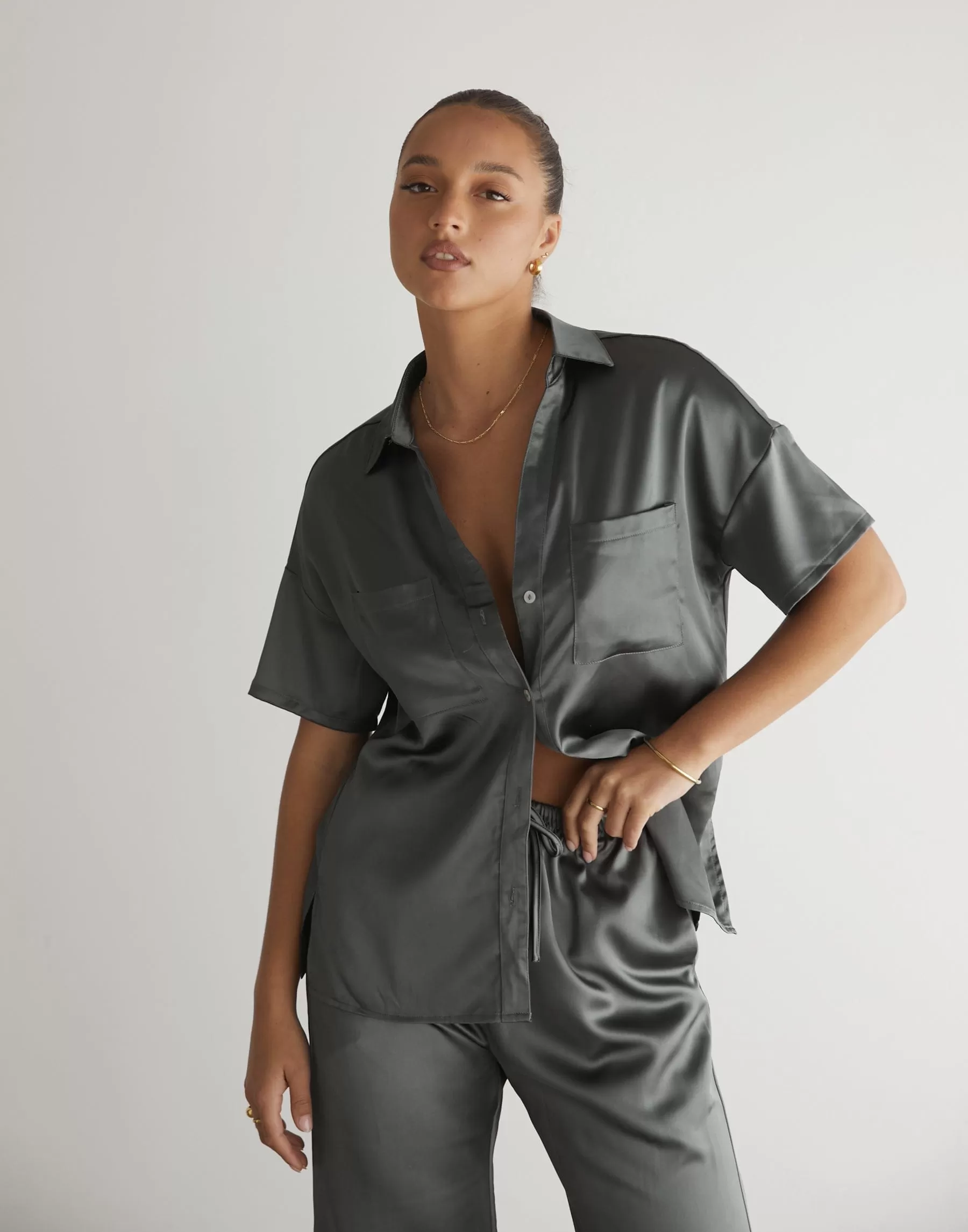 Martha Shirt (Slate)