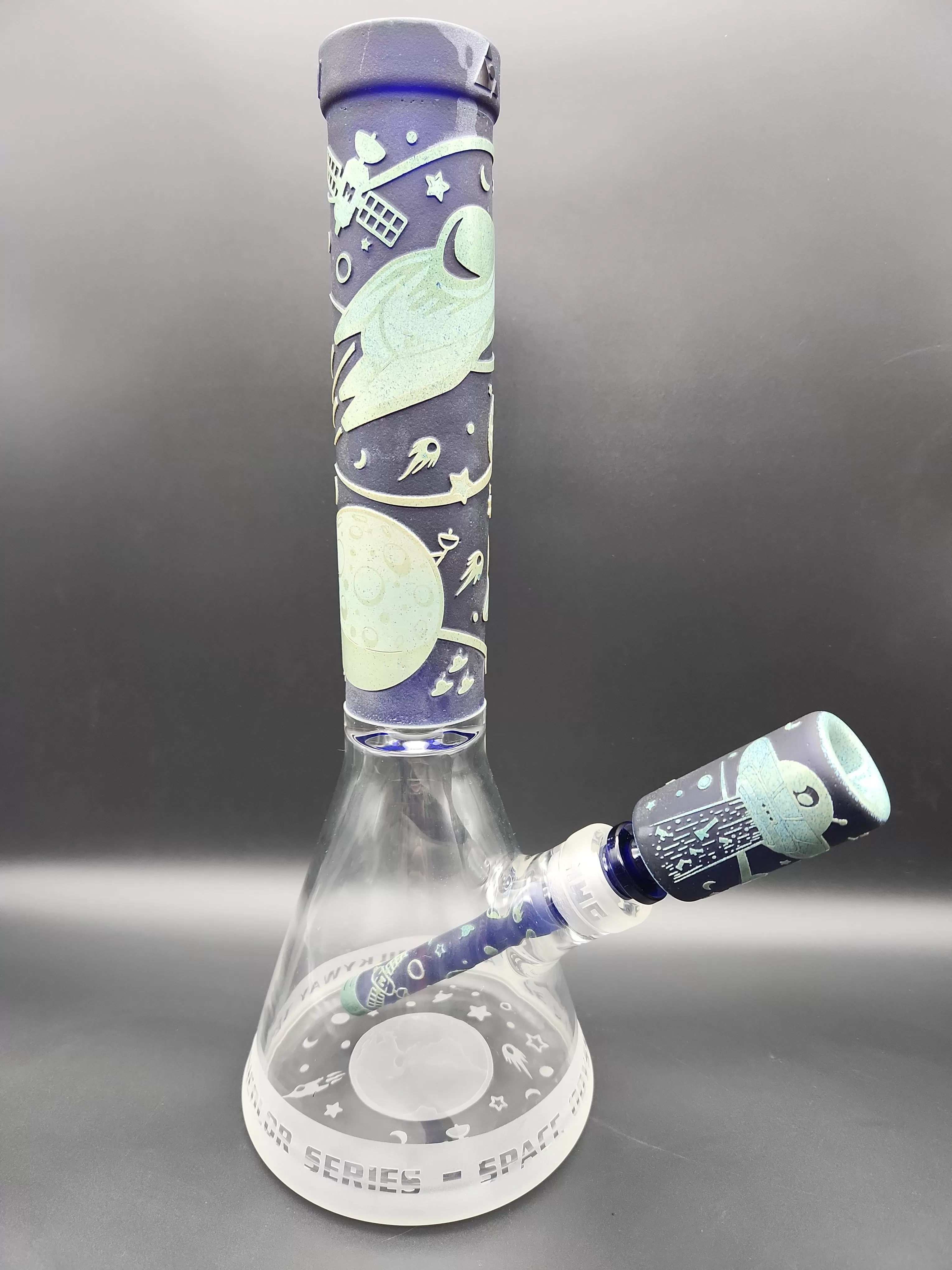 Milky Way Glass Space Odyssey in Color 14 Beaker