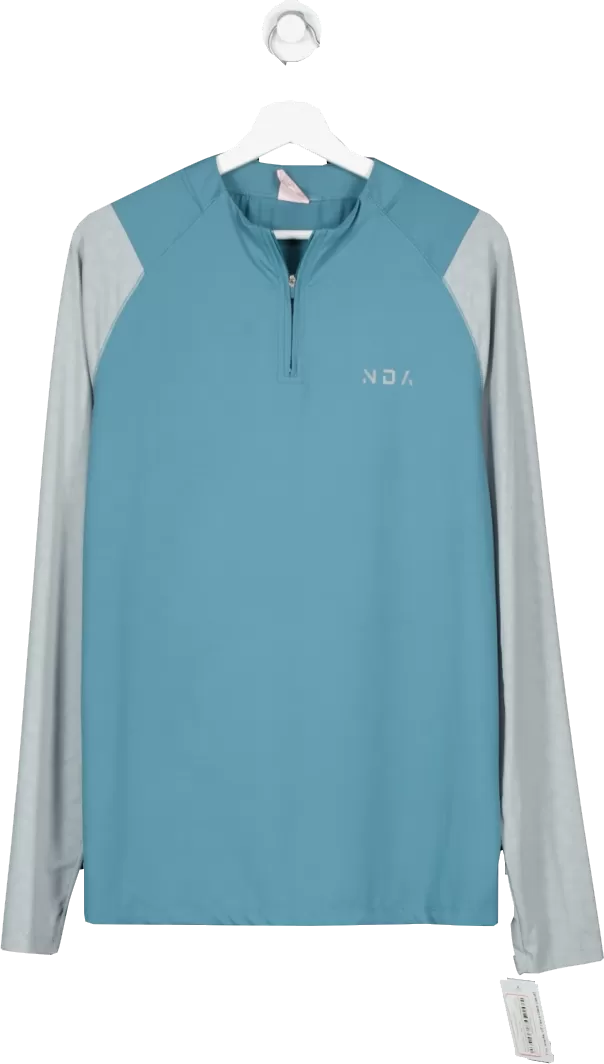 New Dimension Blue Elevate Quarter Zip Top UK L