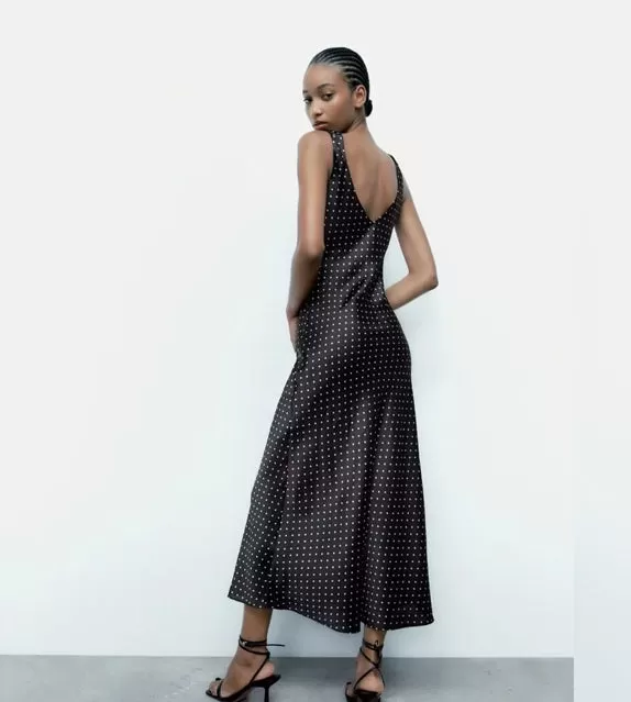 Peyton Polka Dot Long Dress