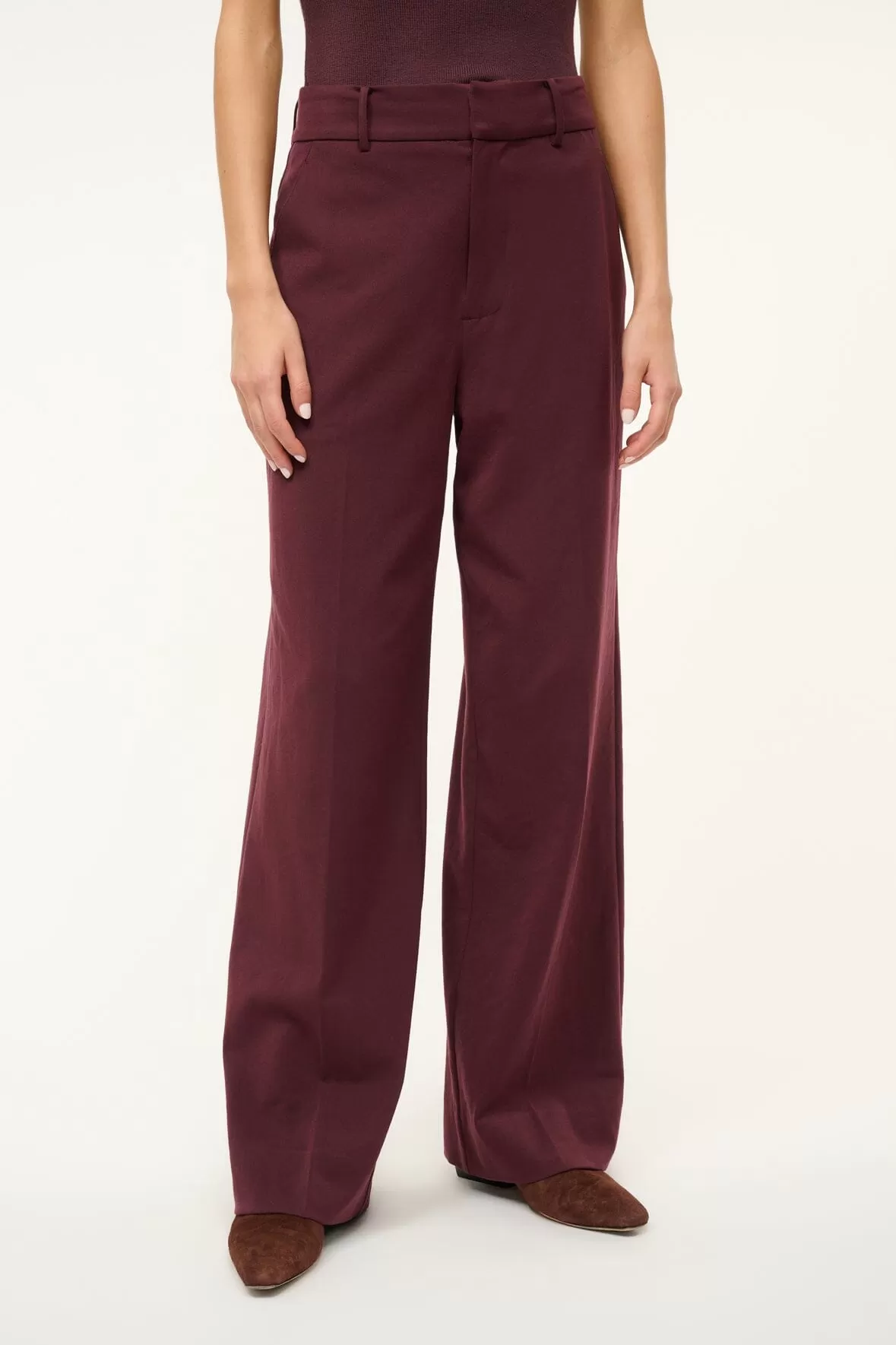 PRINCE SUITING PANT | MERLOT