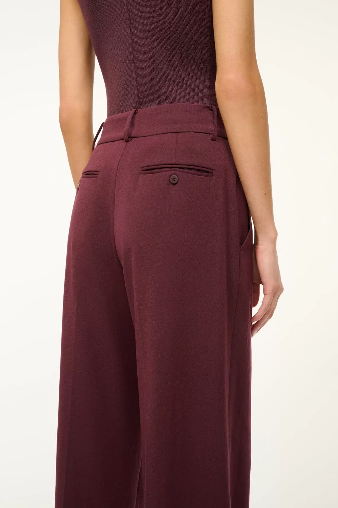 PRINCE SUITING PANT | MERLOT