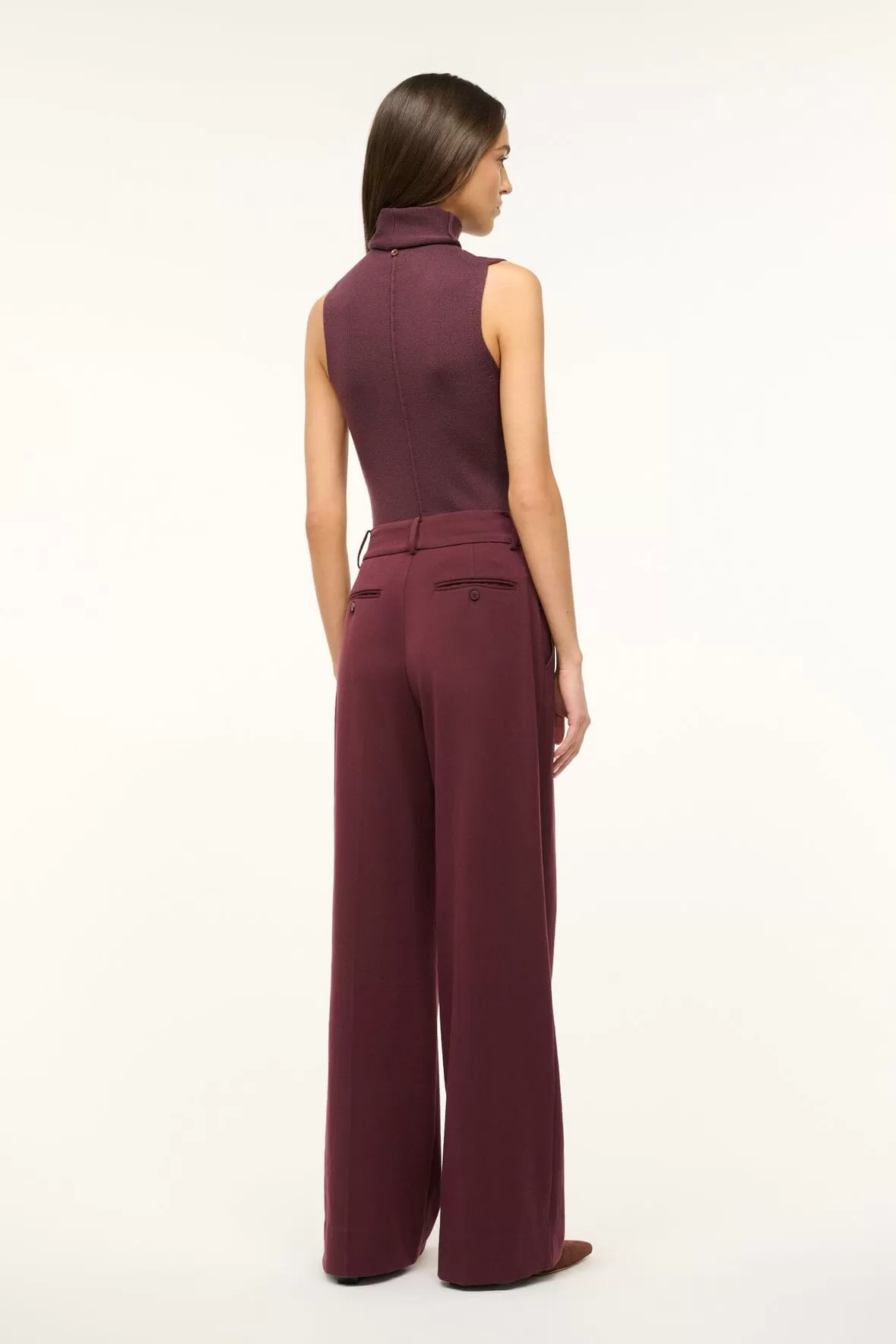 PRINCE SUITING PANT | MERLOT