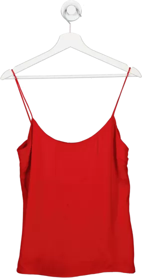 REISS Red Strappy Cami UK S/M