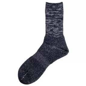 RoToTo - Washi Pile Crew Socks - Navy