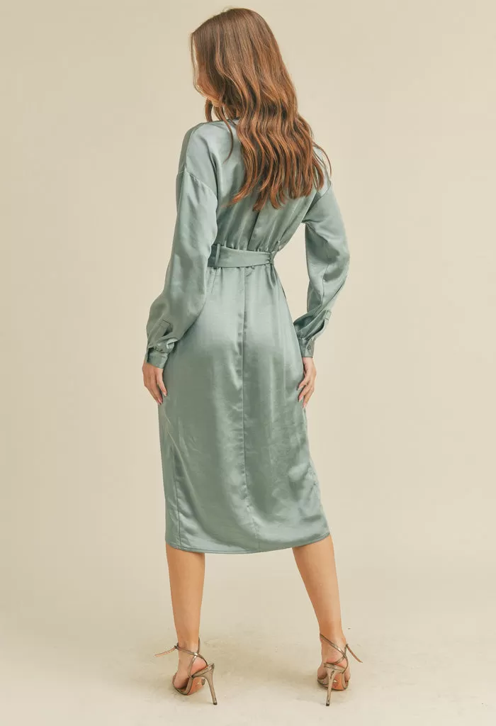 Sage Midi Dress