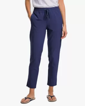 Southern Tide Women's Casey Woven Pant - Nautical Navy