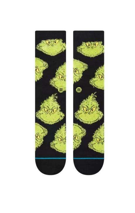 Stance Socks - FTP Grinch Mean One Crew Socks