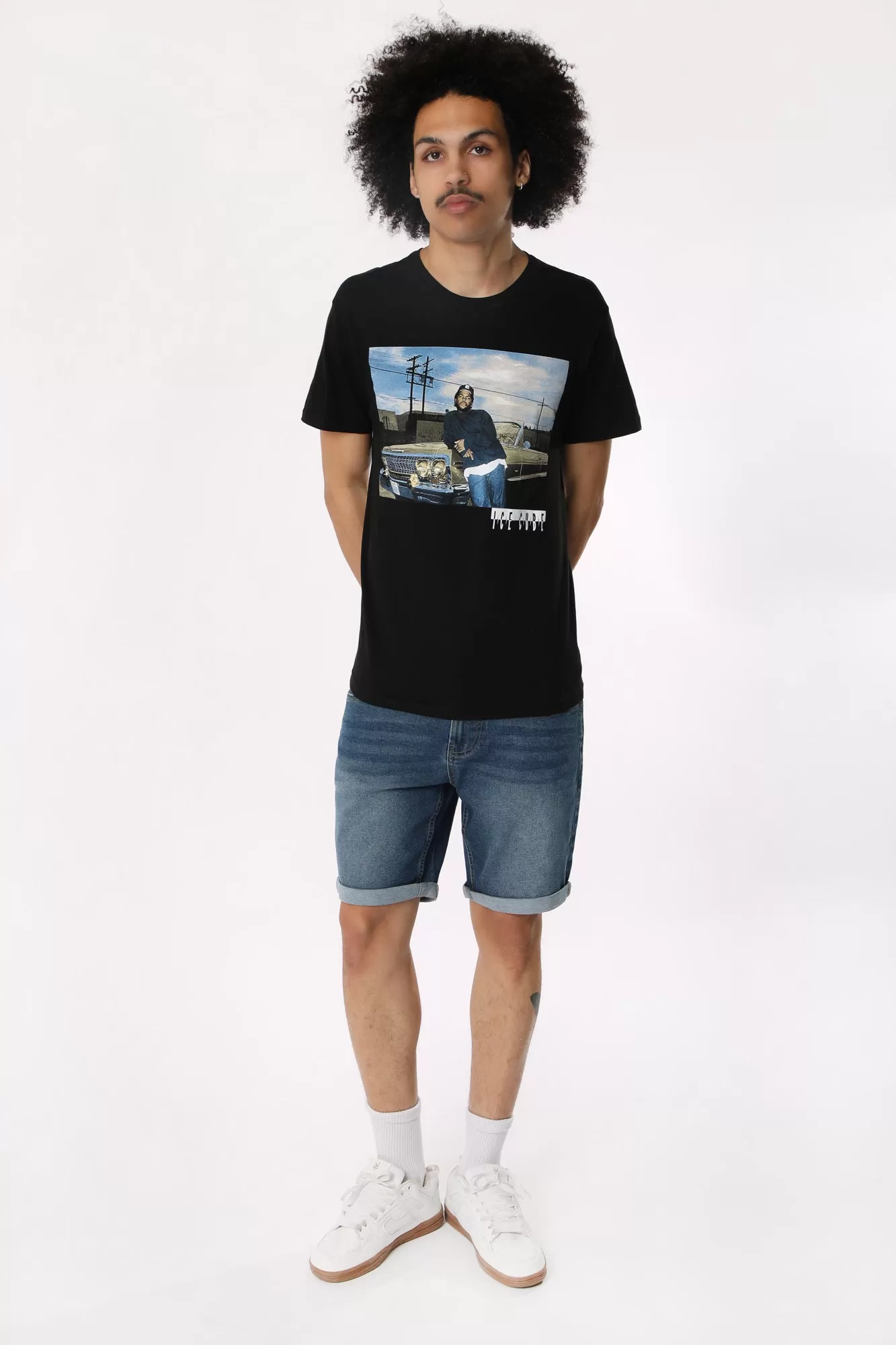 T-Shirt Imprimé Ice Cube Homme