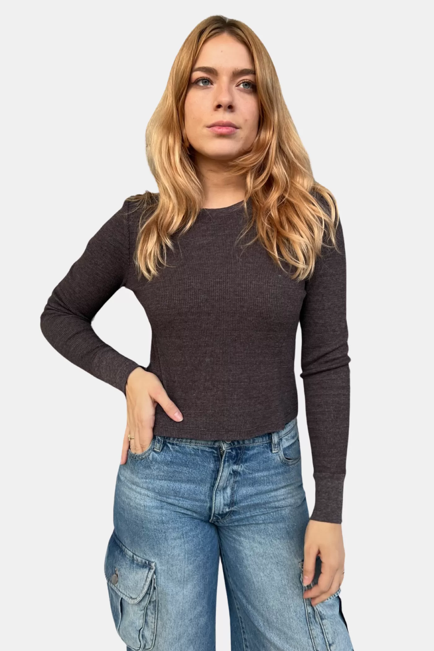 Thermal Crew Neck Long Sleeve Tee