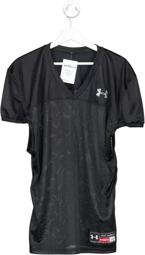 Under Armour Black Mesh Top UK L