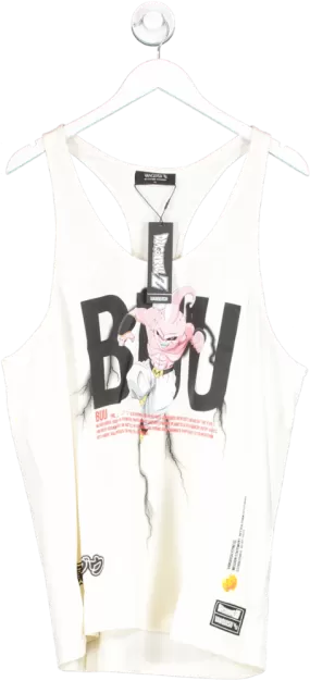 Vanquish Cream Dbz Vintage Buu Stringer Vest UK XL