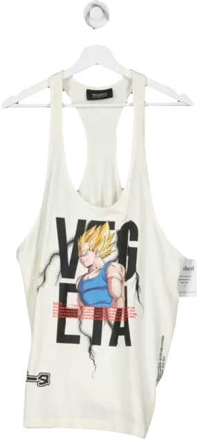 Vanquish White Vintage Stringer Vest UK L