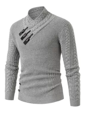 Warm Men Turtleneck Pullover Sweater