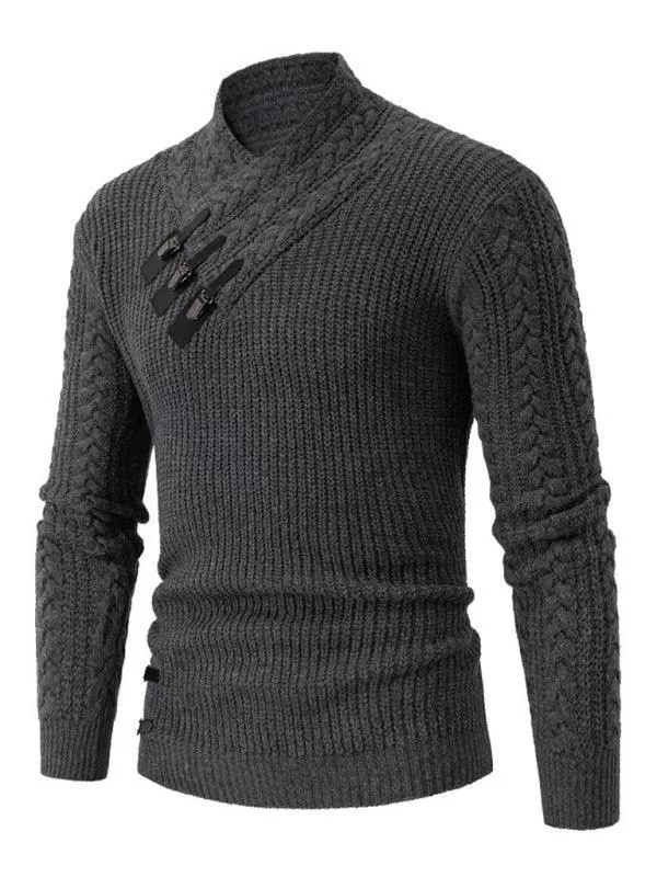 Warm Men Turtleneck Pullover Sweater