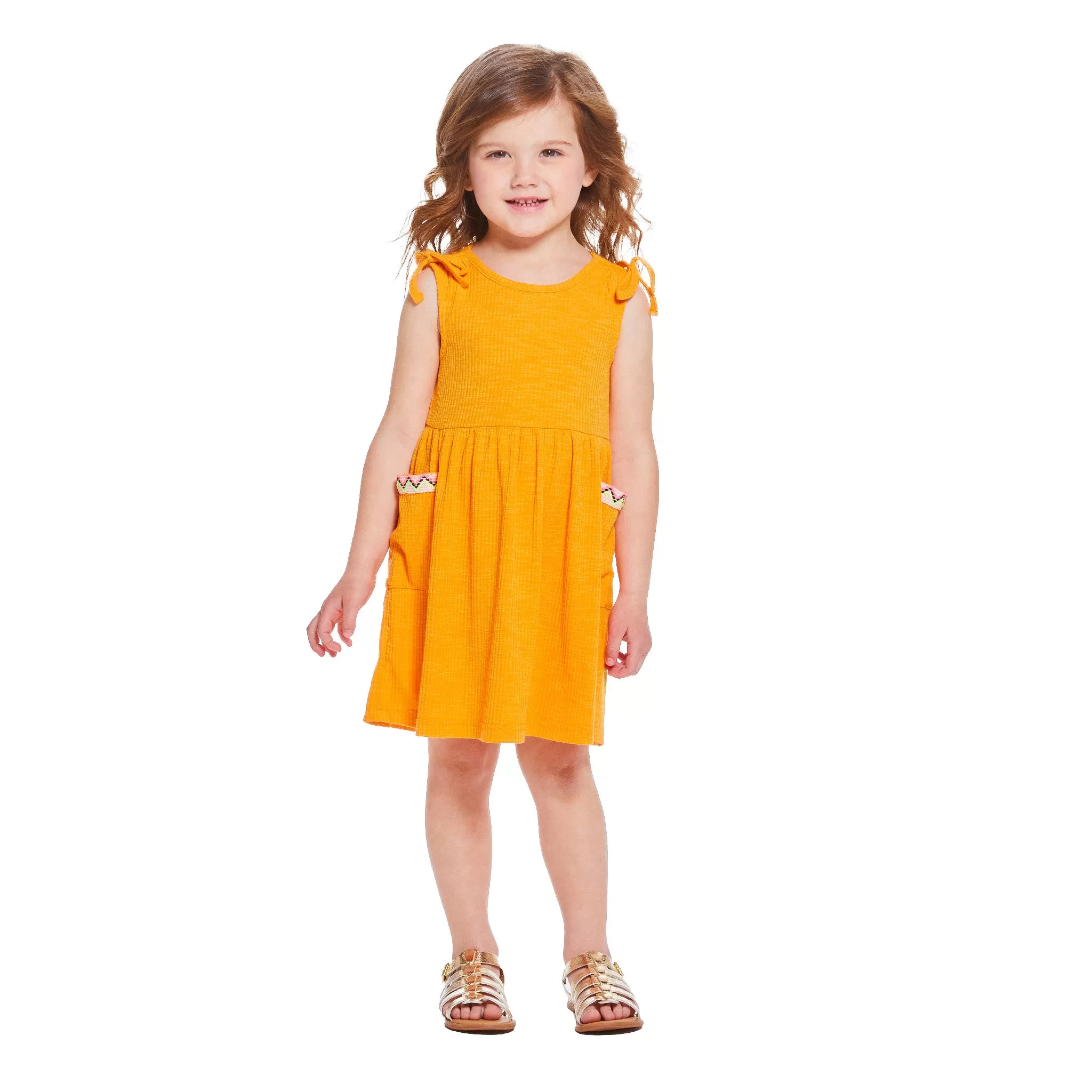 Zig Zag Sundress | Orange